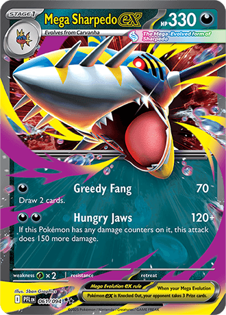 Mega Sharpedo ex